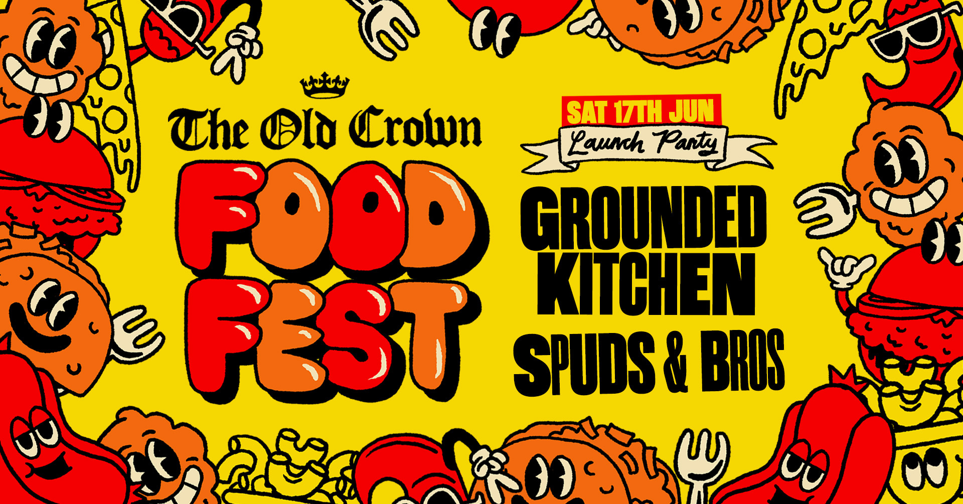 The Old Crown Summer Food Festival Launch with Spud Bros and Grounded Kitchen